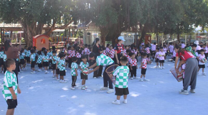 การแข่งขันกีฬาสีภายใน (คุรุราษฎร์เกมส์ 68) ระดับชั้นปฐมวัย (อนุบาล 1-3)