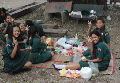 ลูกเสือเนตรนารีชั้นประถมศึกษาปีที่ ๕ จัดกิจกรรมการประกอบอาหาร